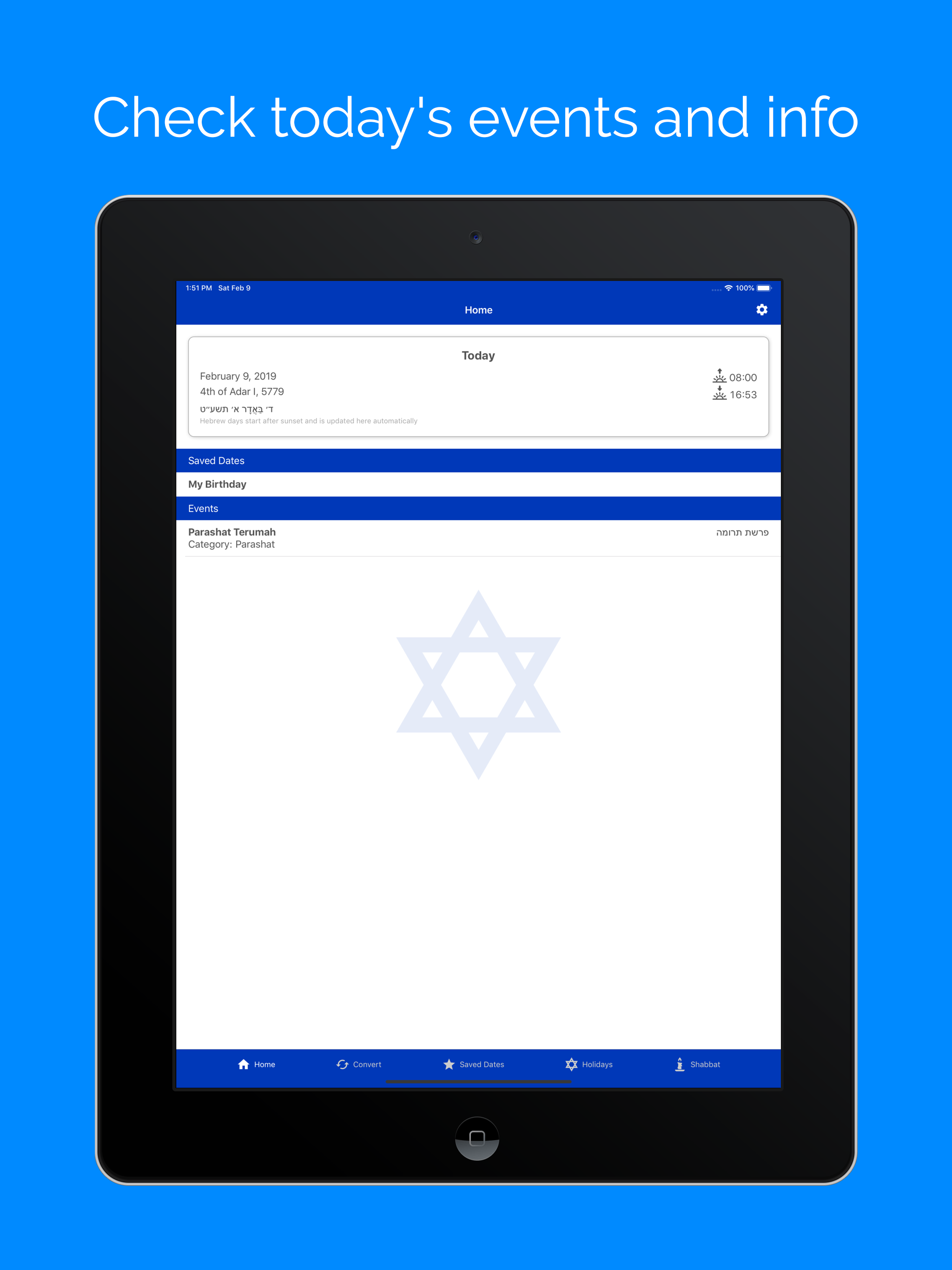 Jewish Calendar and Dates screenshot 7