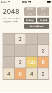 2048 - best puzzle games iphone screenshot 1