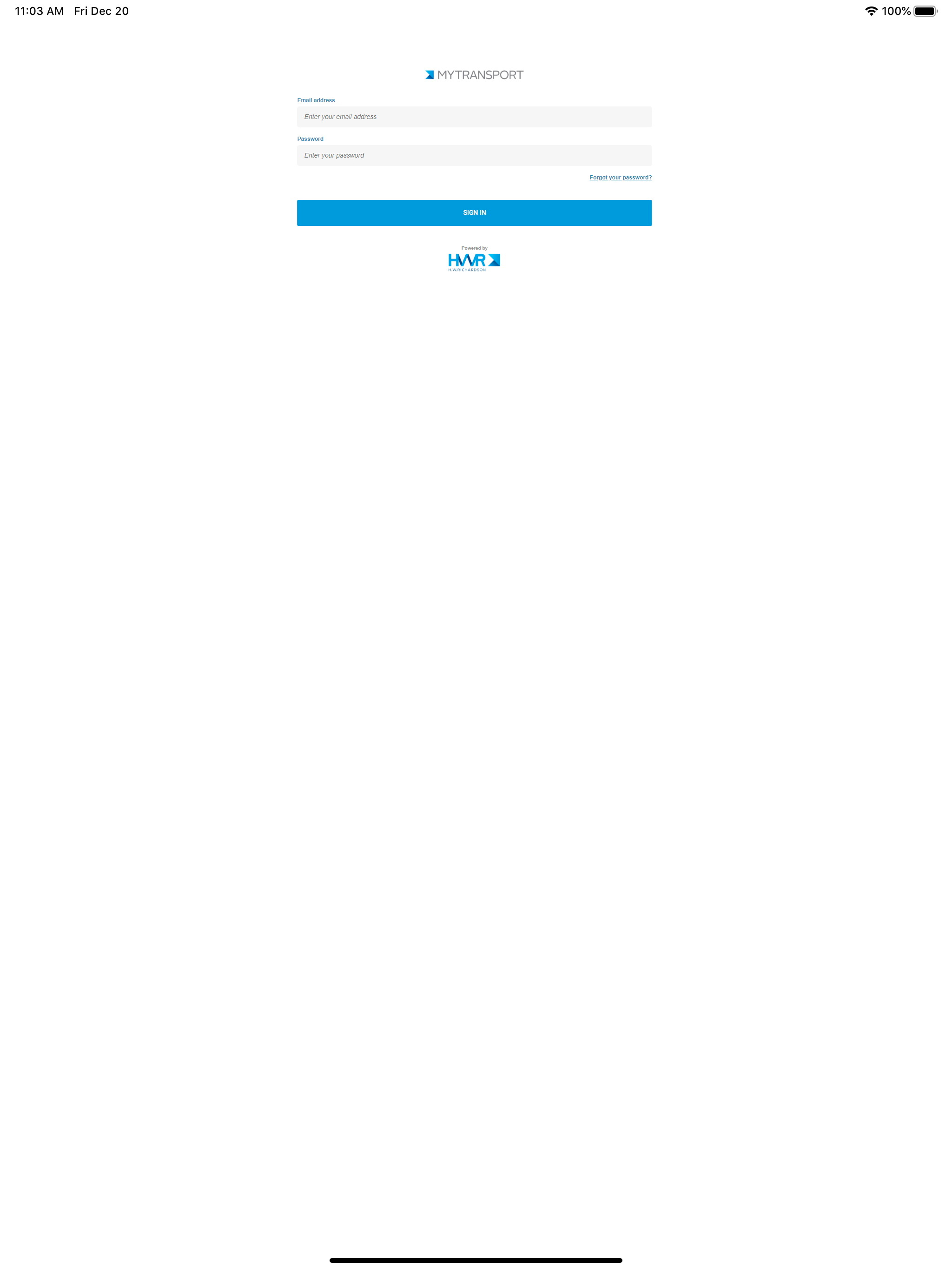 MyTransport - Client App