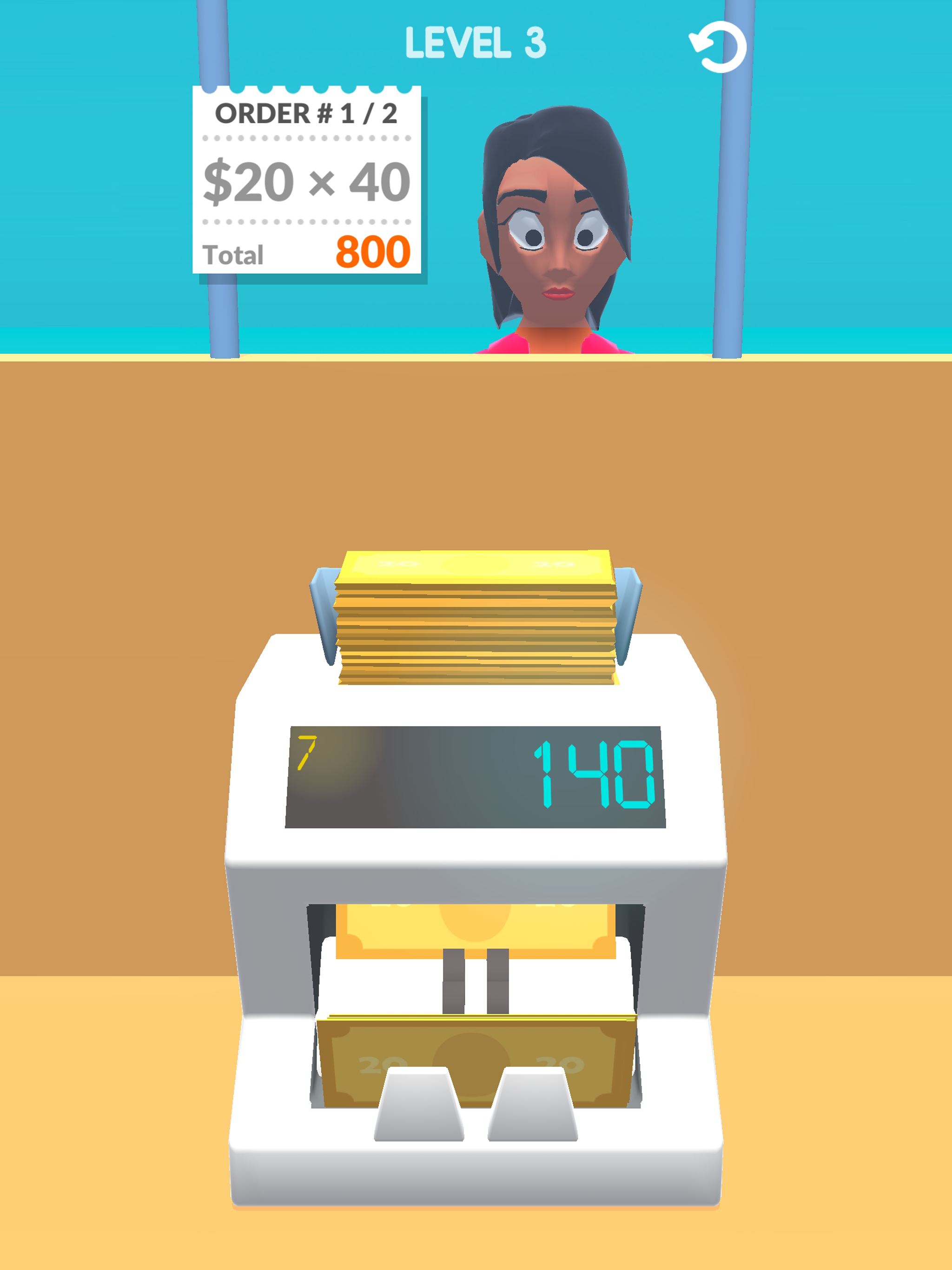Cash Counter 3D