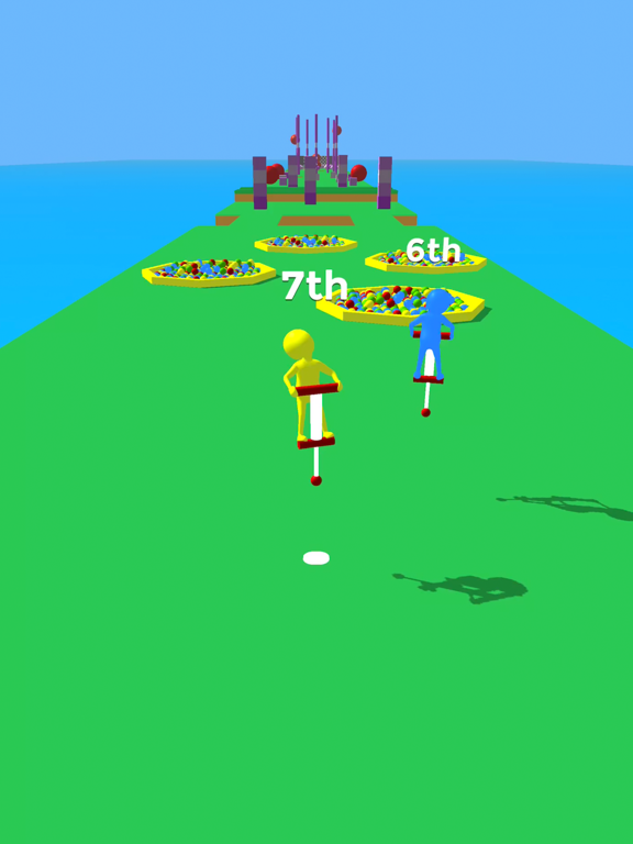 Pogo Race 3D iPad screenshot