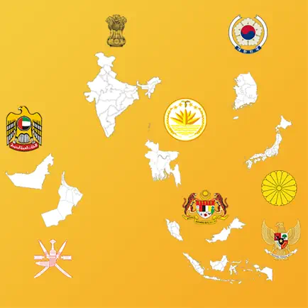 Asian Country State Maps Cheats