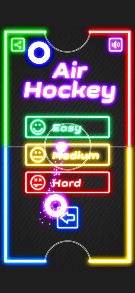 Hockey Glow: 2 Players