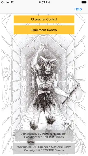 Character Gen for 1st Ed DnD screenshot 1