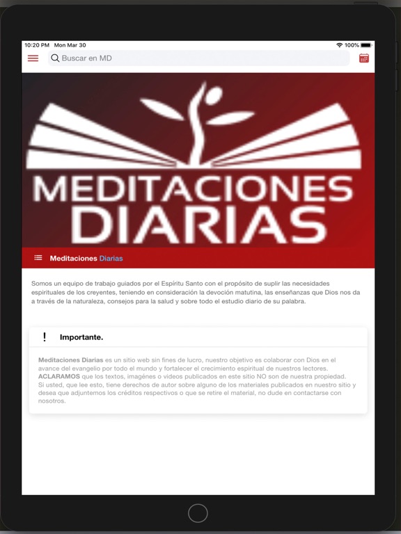 Screenshot #6 pour Meditaciones Diarias