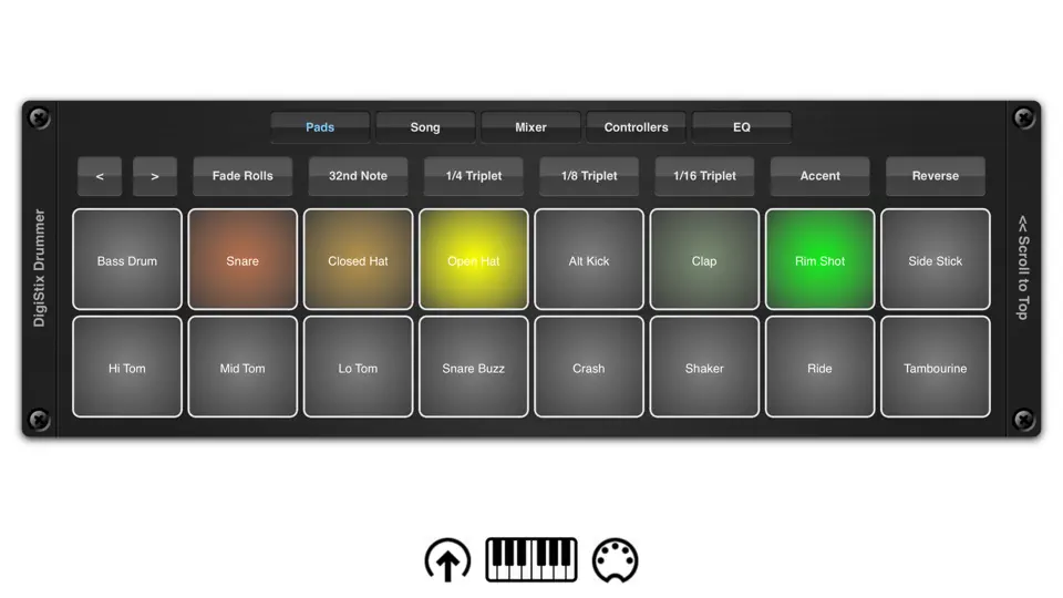 DigiStix Drummer AUv3 Plugin iPhone Ekran Görüntüsü 2