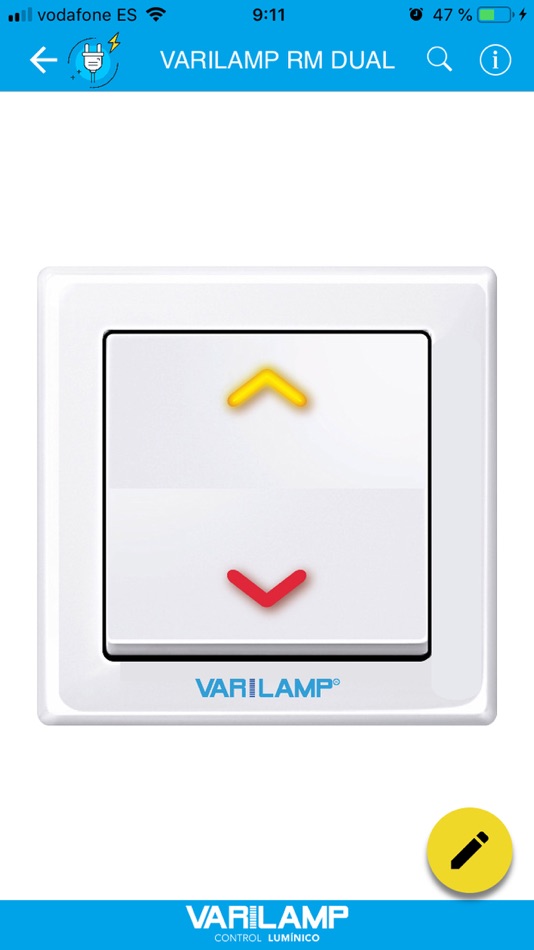 #6. RM Control Dual (iOS) Podle: VARILAMP SL