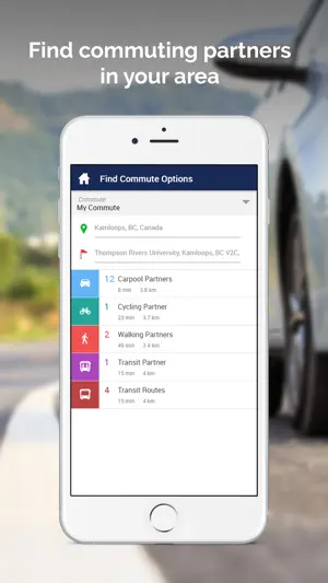 TRU Rideshare - carpool app screenshot 2