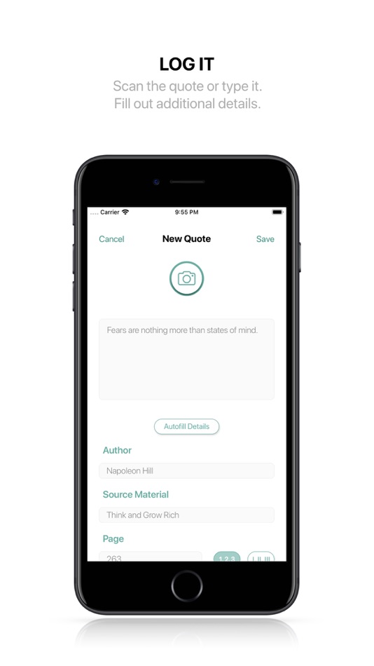 #6. QOTD: Read, Scan & Save Quotes (iOS) 게시자: Pascal Andraos