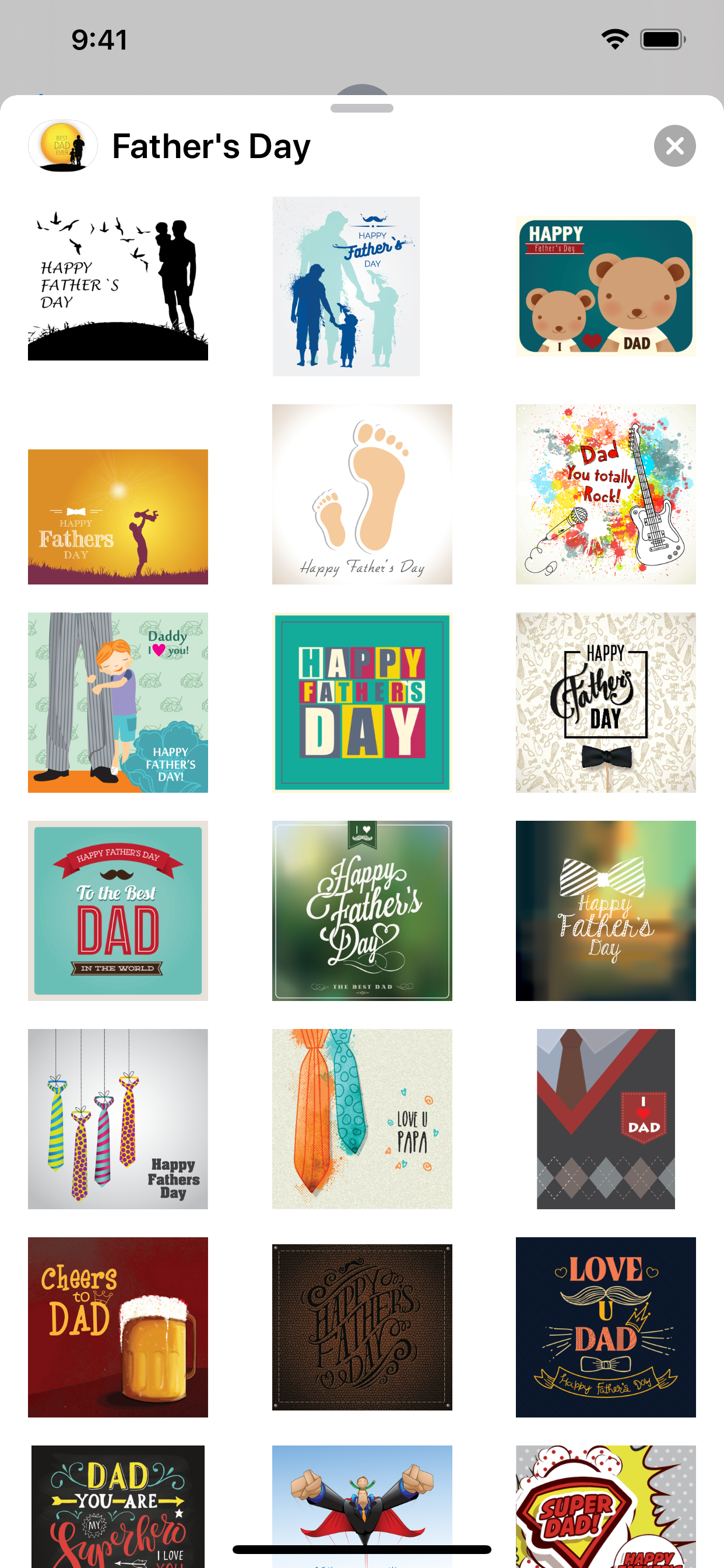 Father's Day Stickers screenshot 3