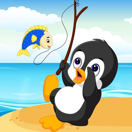 Baby Penguin Fishing iOS App