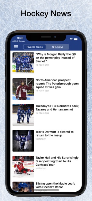 nhl scores mobile