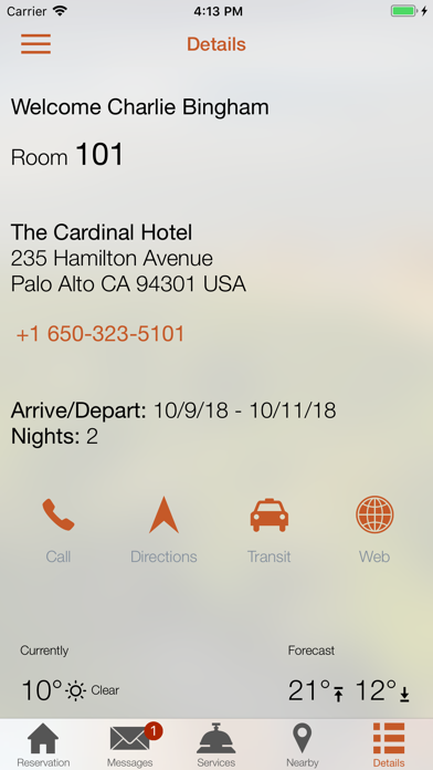 The Cardinal Hotel screenshot 2