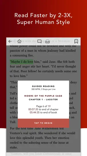 QuickReader - Speed Reading iPhone Screenshot 2