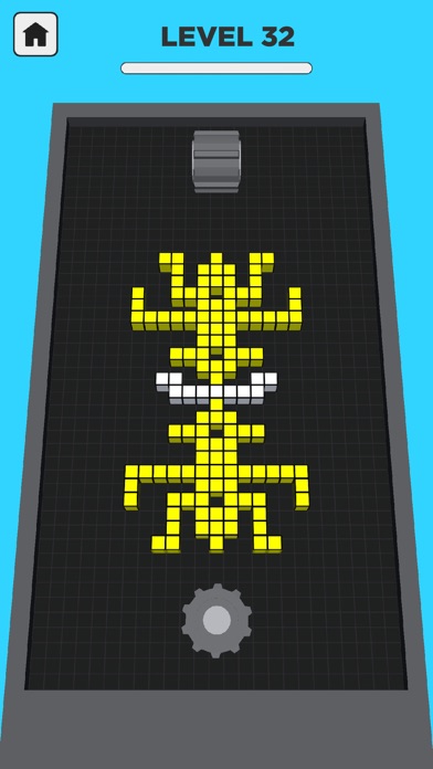 Screenshot #2 pour Color Cube Crush: 3D Saw Cut
