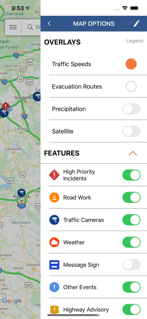 511 South Carolina Traffic - Travel App | MWM
