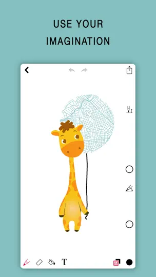 Captura de pantalla de City Art - Illustrate With Map en iPhone 4