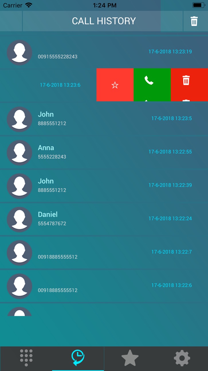 iPhone screenshot