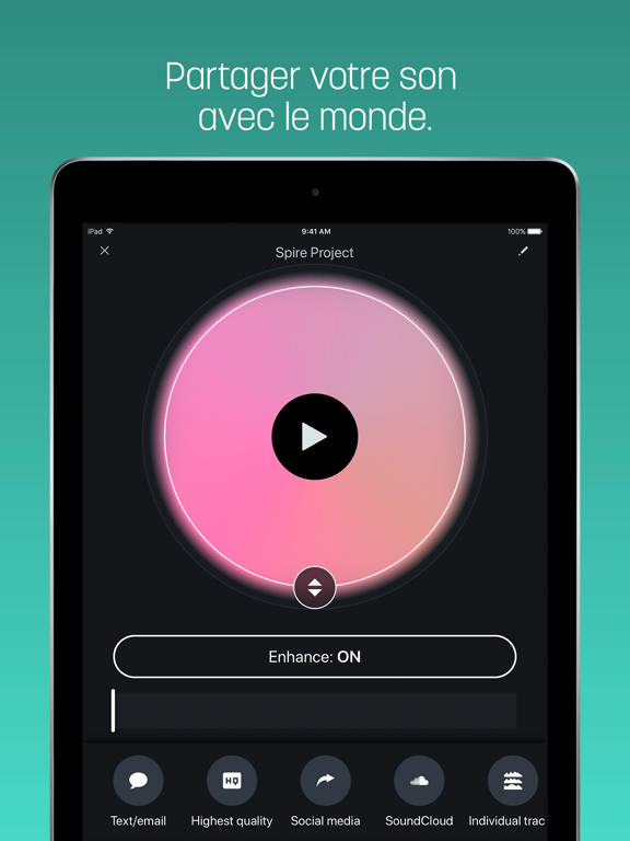 Screenshot #6 pour Spire: Music Recorder & Studio