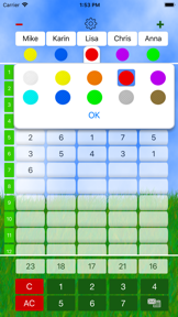 Mini Golf Score Card screenshot