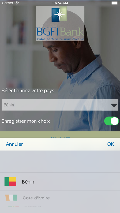 BGFIMobile UEMOA Screenshot