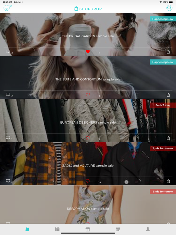 Screenshot #4 pour ShopDrop Sample Sales