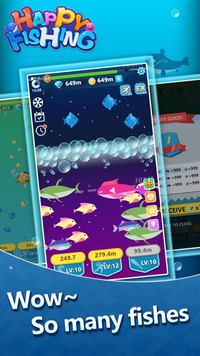 Screenshot #2 pour Happy Fishing:Deep Sea Legend