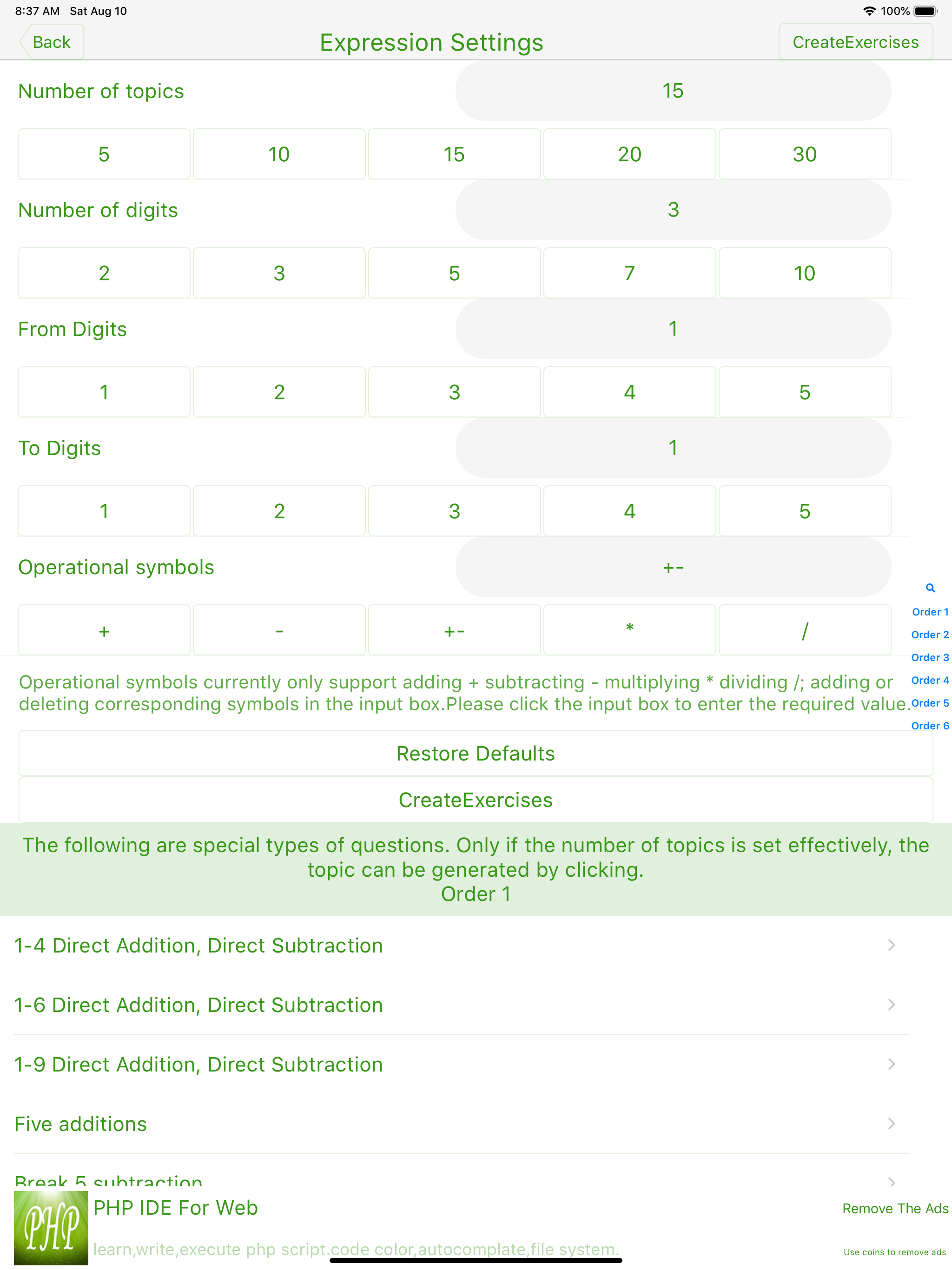 Mental Arithmetic For Learn