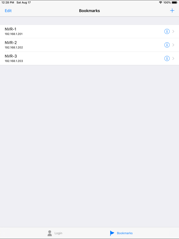 iGuardU iPad screenshot