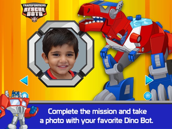 Transformers Rescue Bots: Dino iPad app afbeelding 1