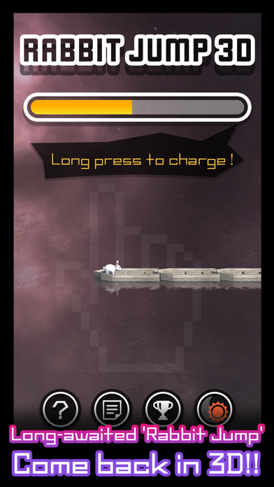 Rabbit Jump 3D fun action game app screenshot