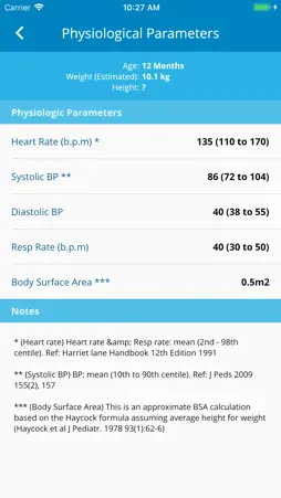 Paediatric Emergency Tools screenshot 6