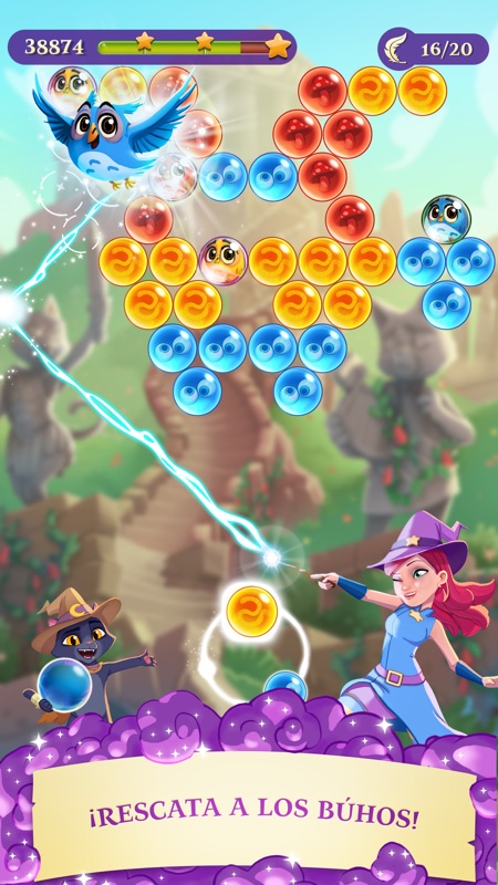Bubble Witch 3 Saga screenshot 1