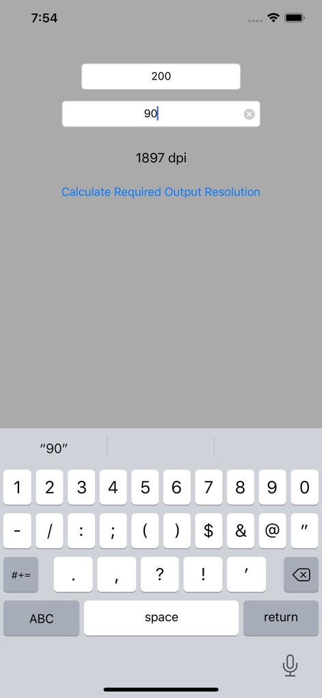 Required Output Resolution - Business App | MWM