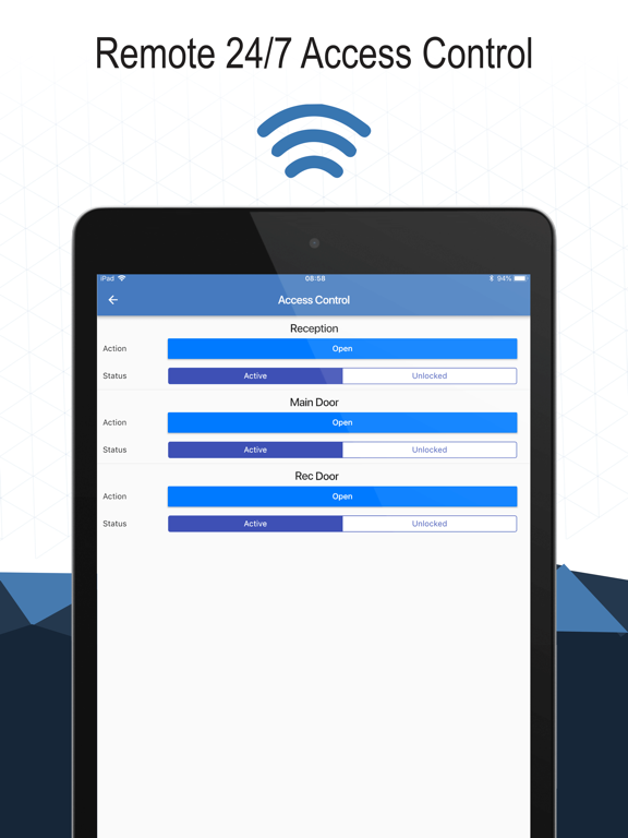 Staff App for GymMaster iPad screenshot