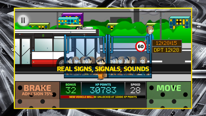 City Bus Driving Simulator 2D