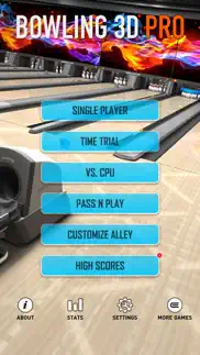 bowling 3d pro - by eivaagames iphone screenshot 3