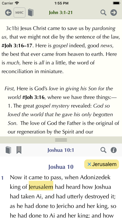 Matthew Henry Study Bible Screenshot