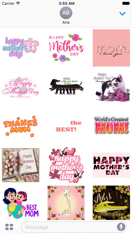 Mommy I Love You Sweet Sticker