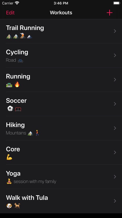 Workout10 - Sport Tracker