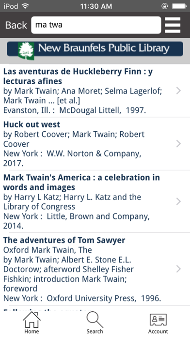 New Braunfels Public Library Screenshot 2 - AppWisp.com