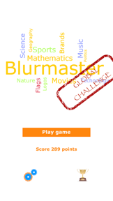 Blurmaster 2 - Trivia quiz screenshot