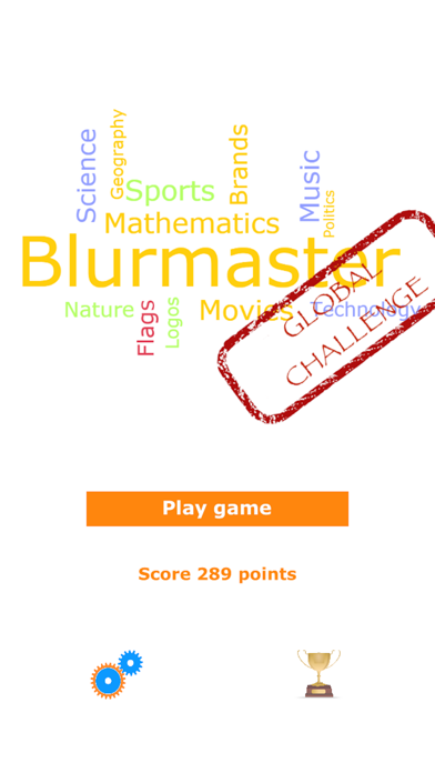 Screenshot #1 pour Blurmaster 2 - Trivia quiz