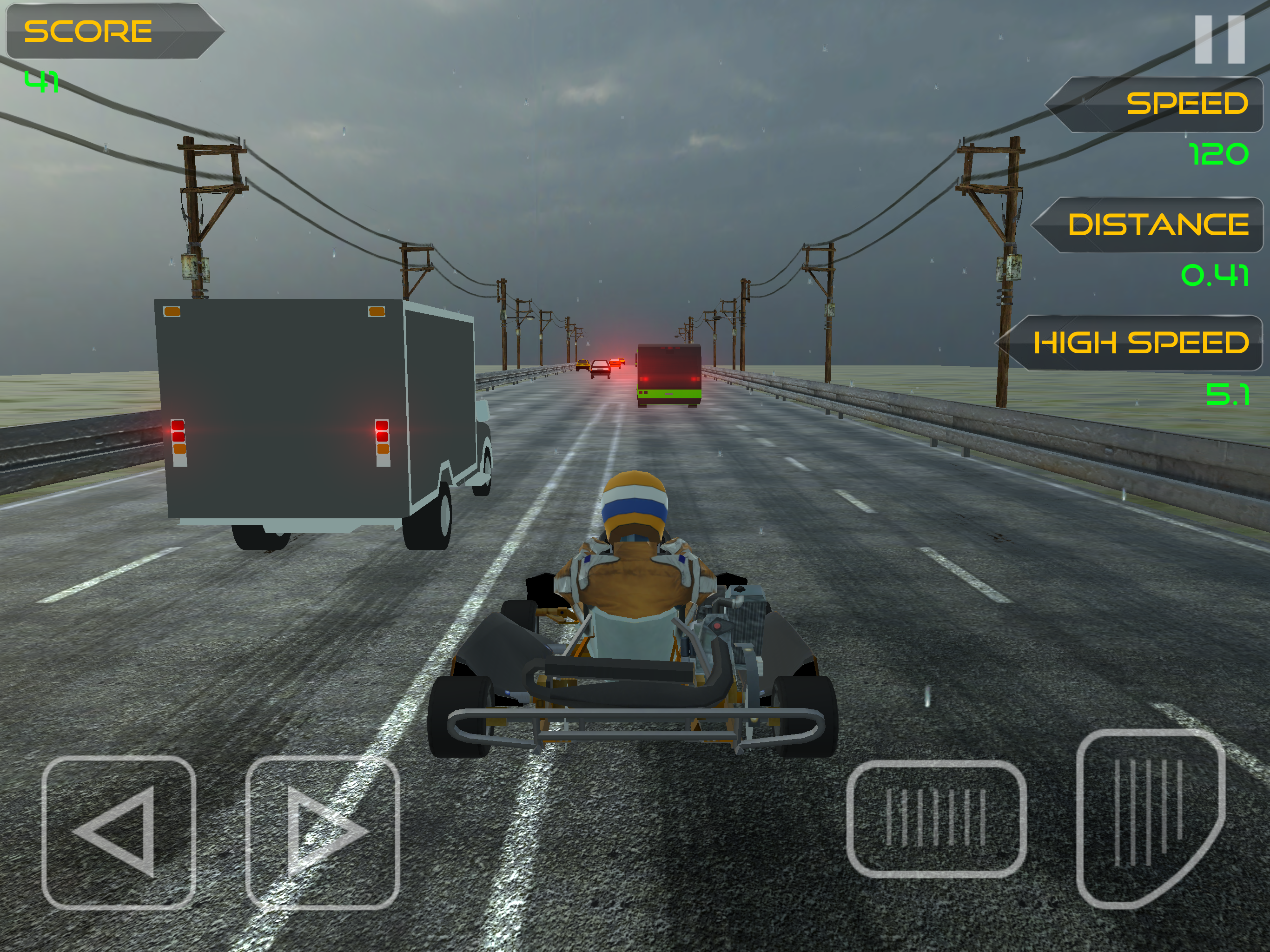 Traffic Go Kart Racer 3D