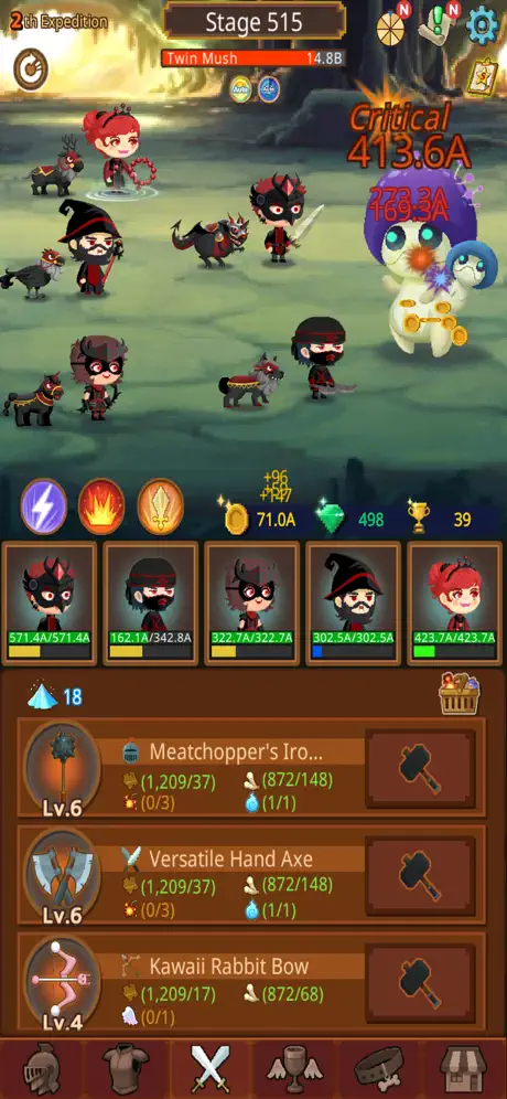 Job Hunt Heroes : Idle RPG