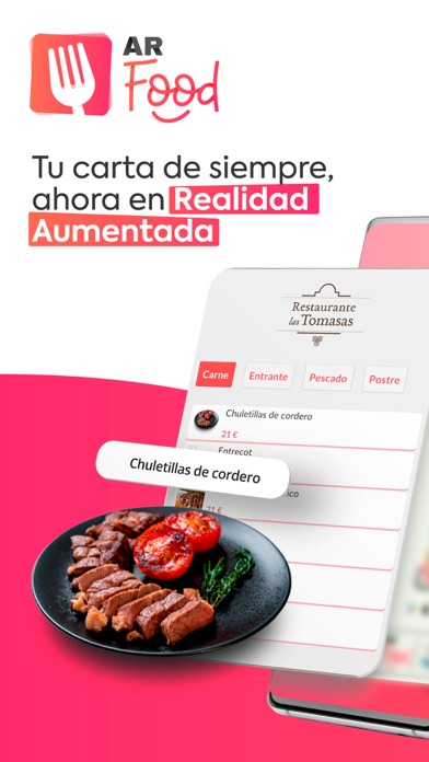 Screenshot #1 pour AR Food – Tu Carta en Realidad