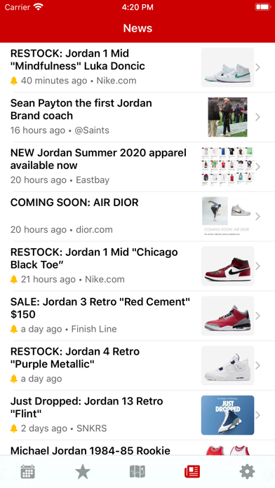 J23 - Jordan Release Dates and History screenshot 3