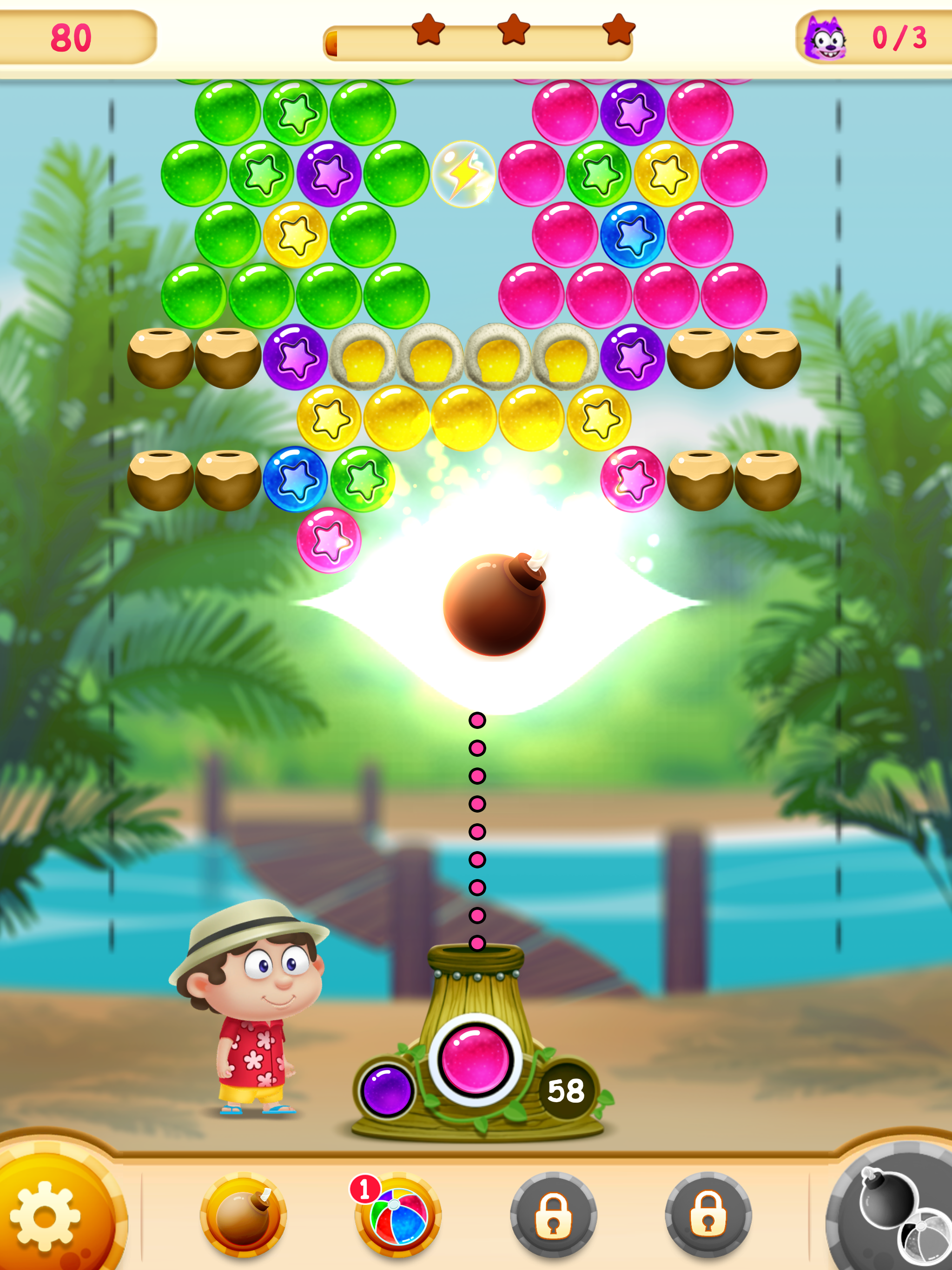 Beach Pop: Bubble Shooter Game