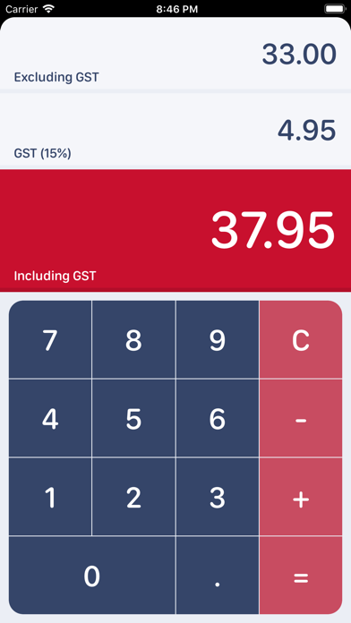 Screenshot #3 pour NZ GST Calculator