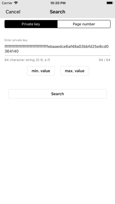 Ethereum keys iPhone screenshot 4 - Finance app